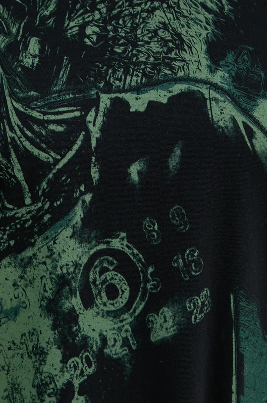 MM6 Maison Margiela longsleeve din bumbac S62GD0190.S23588 negru