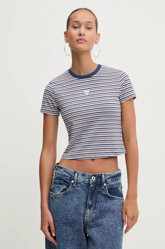 Tričko Guess Originals modrá W4BI07.J1314