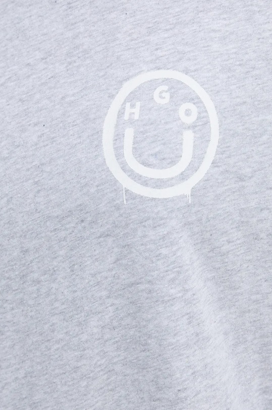 Hugo Blue tricou din bumbac 50524808 gri