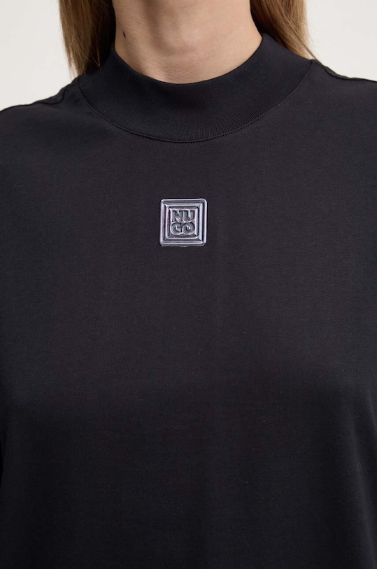 HUGO tricou din bumbac 50525752 negru