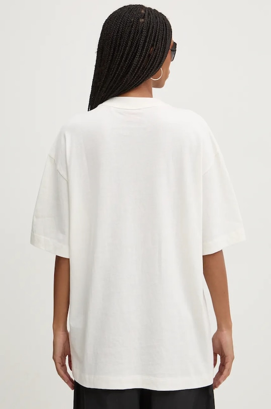 Oblačila Bombažna kratka majica HUGO 50530704 bež