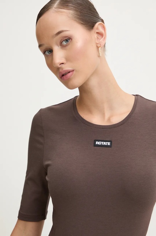 Rotate t-shirt marrone 113131573