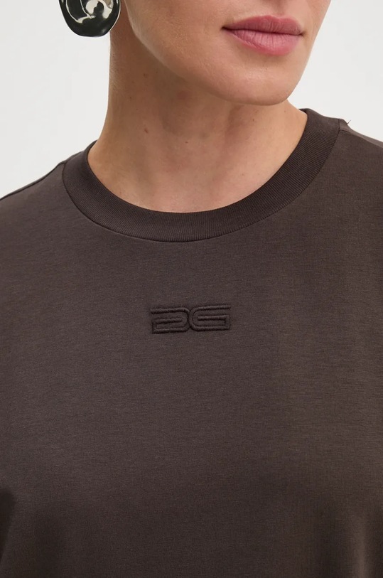 Gestuz t-shirt 10909437 brązowy