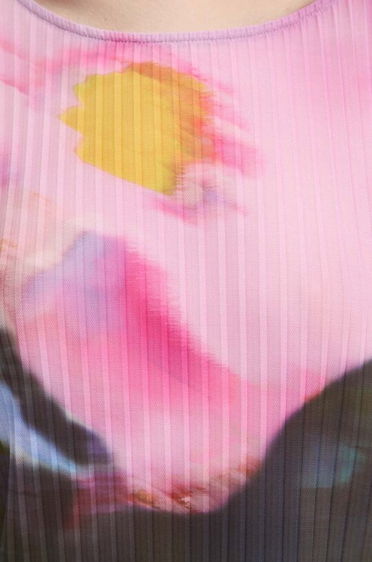 Desigual tricou PLISA 24WWTK95 roz