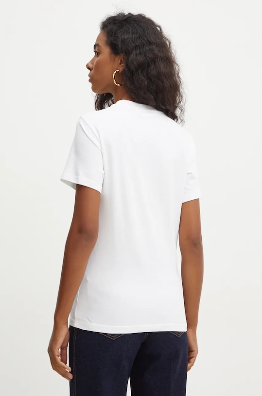 Odzież Victoria Beckham t-shirt bawełniany 1424JTS005890A biały