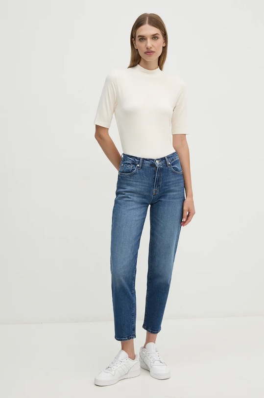 Tričko Calvin Klein K20K207744 béžová AW24