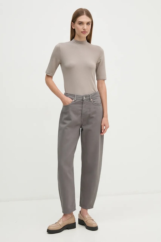 Tričko Calvin Klein K20K207744 šedá AW24