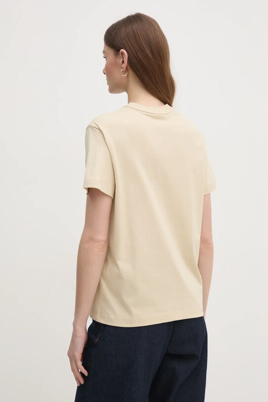 Одежда Хлопковая футболка Calvin Klein K20K207519 бежевый