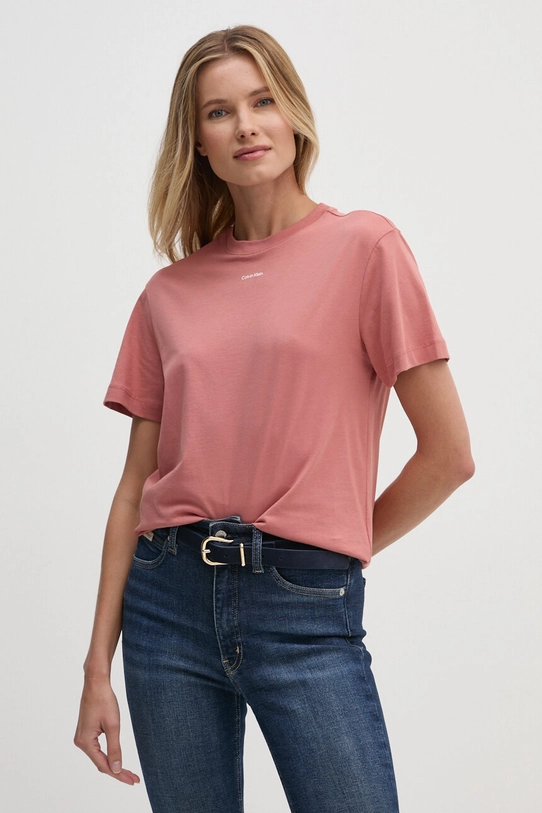 Calvin Klein t-shirt K20K207519 różowy AW24