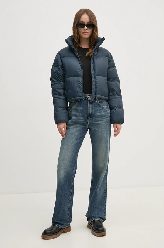 Бавовняний лонгслів Calvin Klein K20K207520 чорний AW24