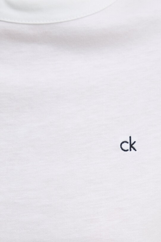 Хлопковая футболка Calvin Klein белый K20K208061