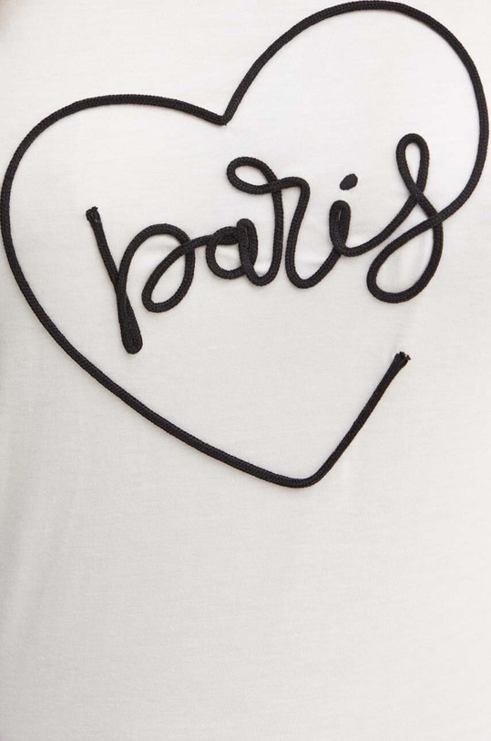 Morgan tricou DCORDE DCORDE alb