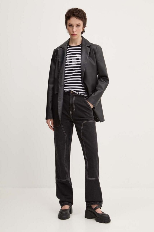 Desigual t-shirt DAISY 24WWTK01 czarny AW24