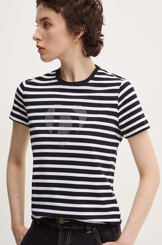 Desigual t-shirt DAISY czarny 24WWTK01