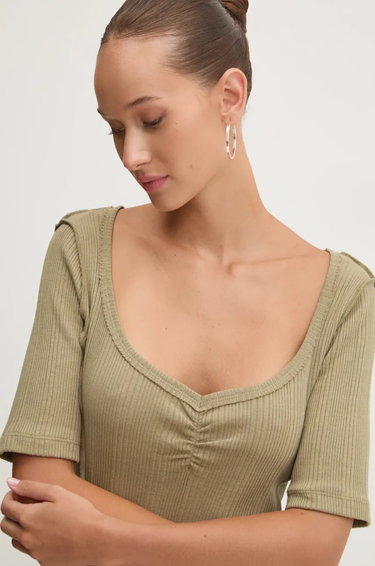 Футболка Desigual PICA зелений 24WWTK81