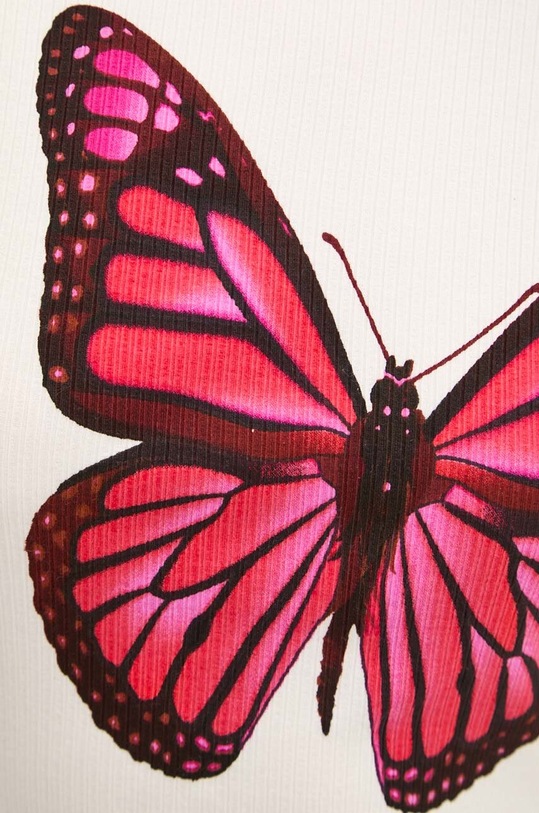 Desigual tricou CROISE 24WWTK55 alb