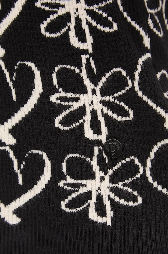 Desigual pulover COEURS 24WWTK98 negru