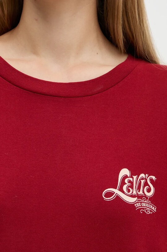 Levi's t-shirt bawełniany A8804 czerwony