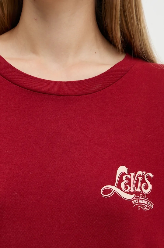 Pamučna majica Levi's A8804 crvena