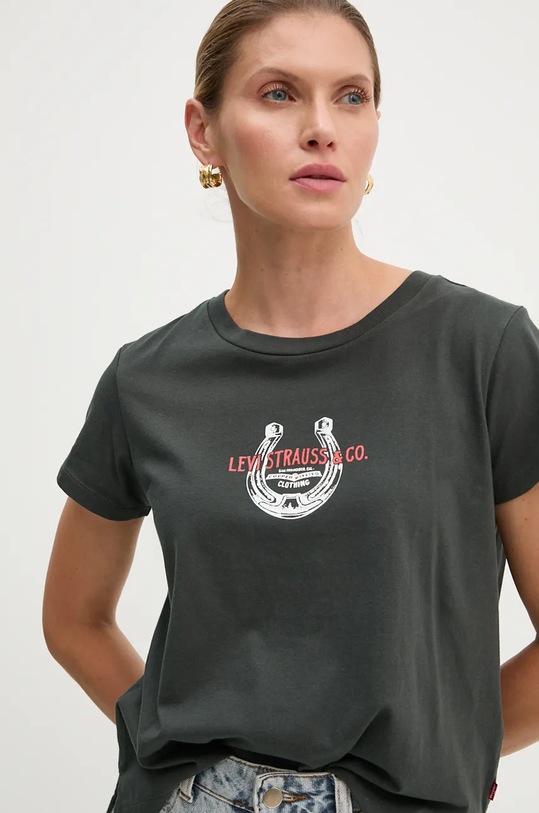 Levi's tricou din bumbac negru A8804