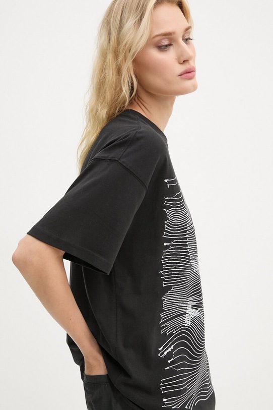 G-Star t-shirt bawełniany aplikacja czarny D25030.D609