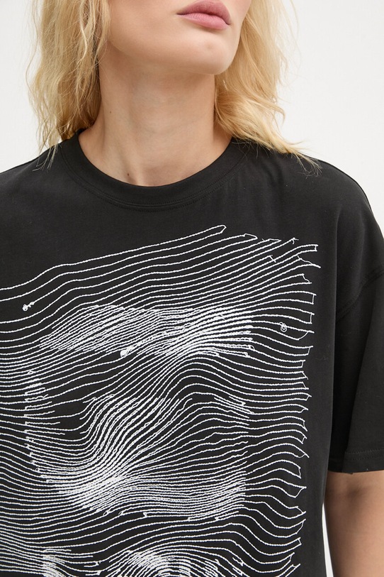 G-Star t-shirt bawełniany czarny D25030.D609