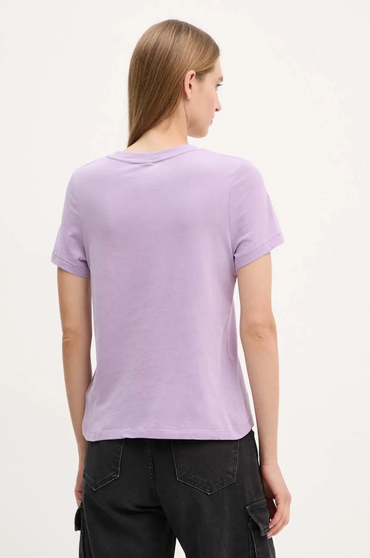 Odzież G-Star t-shirt bawełniany D25053.A870 fioletowy