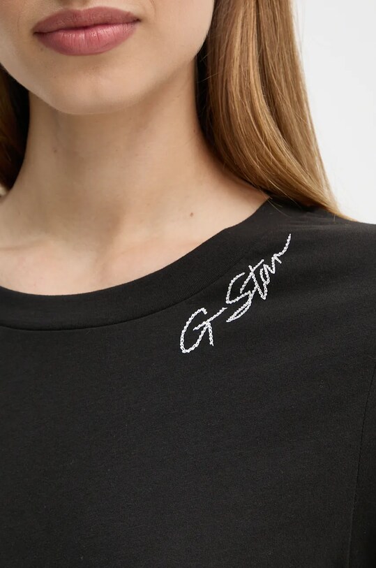 G-Star tricou din bumbac D25053.A870 negru