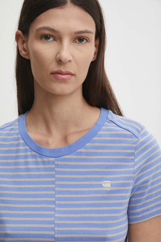 G-Star tricou din bumbac albastru D25506.C483