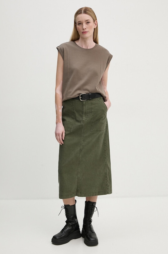 G-Star t-shirt in cotone D25032.C812 marrone AW24