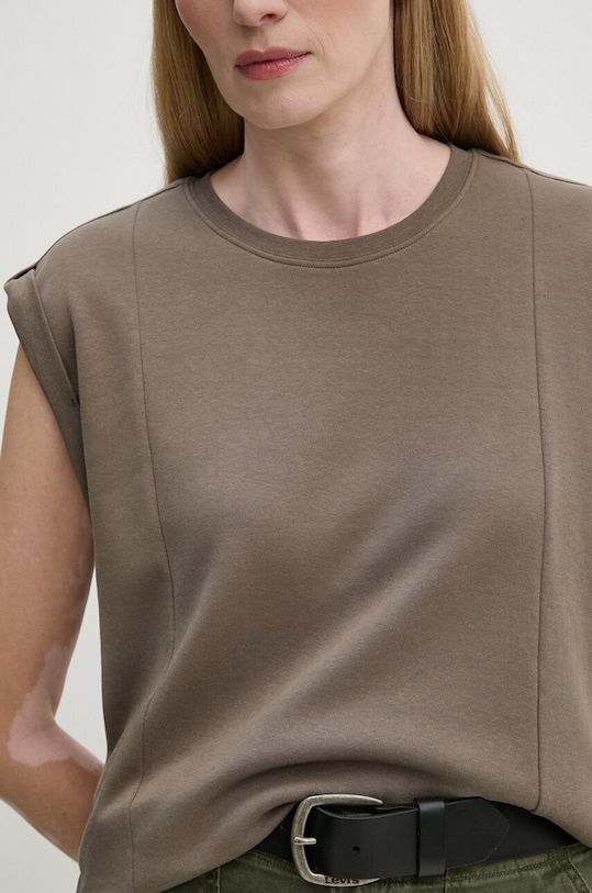 G-Star t-shirt in cotone marrone D25032.C812