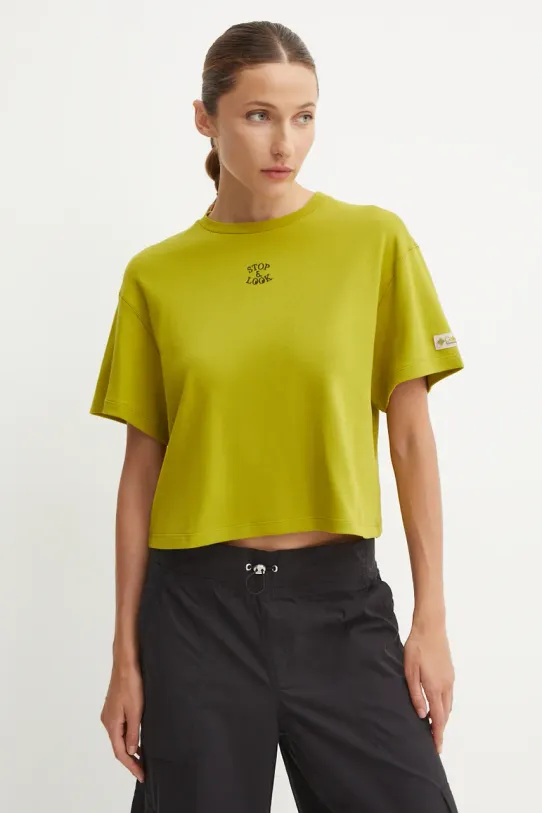 Футболка Columbia Wallowa інші зелений 2090941