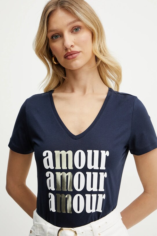 Футболка Morgan DAMOUR тёмно-синий DAMOUR