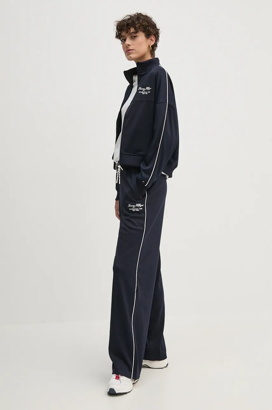 Bavlněné tričko Tommy Hilfiger WW0WW42907 bílá SS25