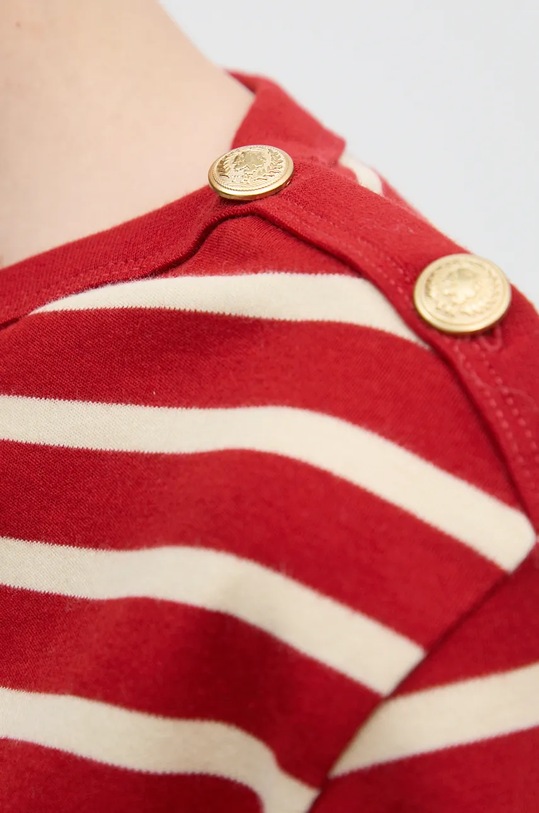 Tommy Hilfiger t-shirt bawełniany WW0WW42907 czerwony