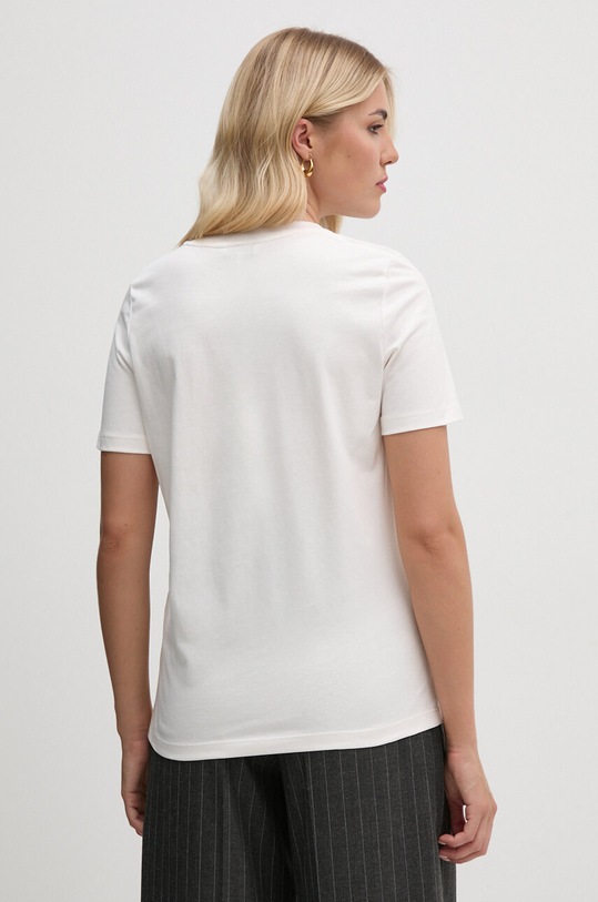 Oblečení Bavlněné tričko Tommy Hilfiger WW0WW43502 béžová