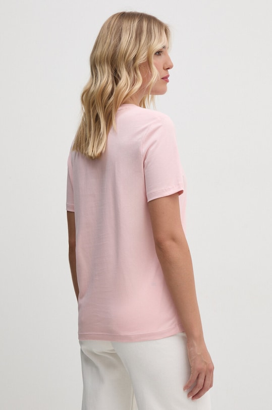 Oblečení Bavlněné tričko Tommy Hilfiger WW0WW43502 růžová
