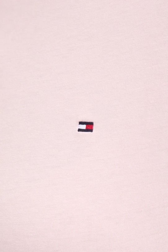 Tommy Hilfiger t-shirt bawełniany różowy WW0WW43597