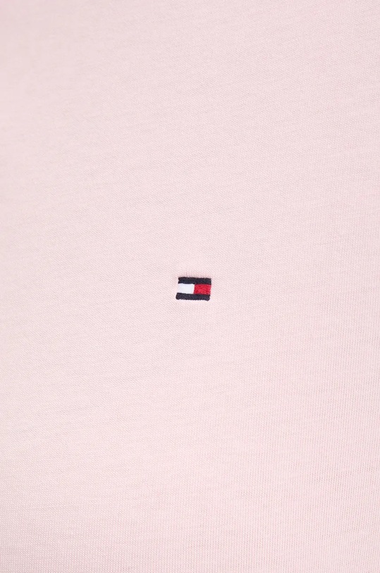 Tommy Hilfiger tricou din bumbac roz WW0WW43597