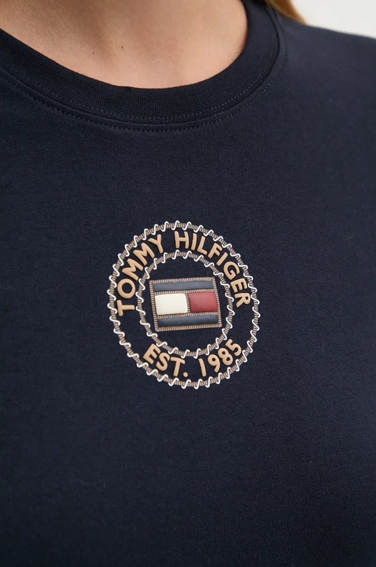 Футболка Tommy Hilfiger WW0WW43652 темно-синій