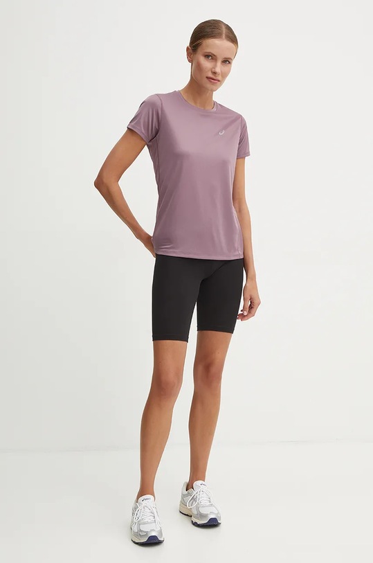 Asics t-shirt do biegania Core 2012C335.503 fioletowy AW24