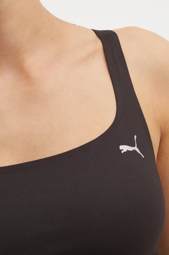 Puma top do jogi Studio Cloudspun 525754 czarny
