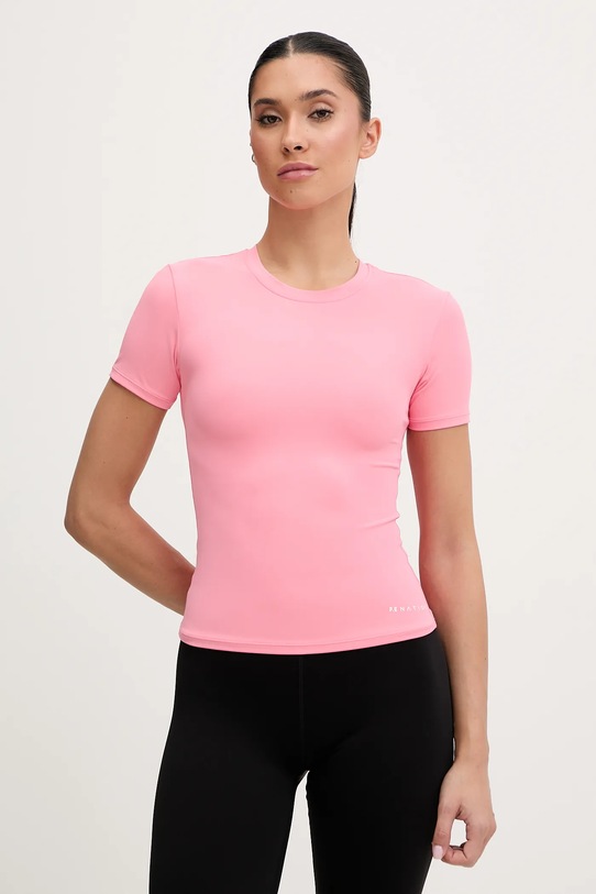 P.E Nation t-shirt Foundation z elastanem różowy 243T257