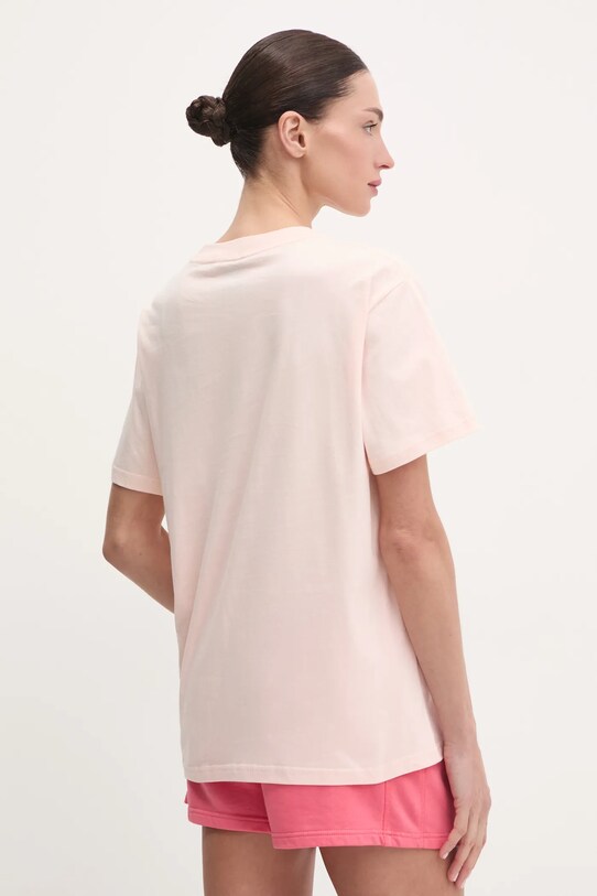 Памучна тениска P.E Nation Aero SS Tee 243T329 розов AW24