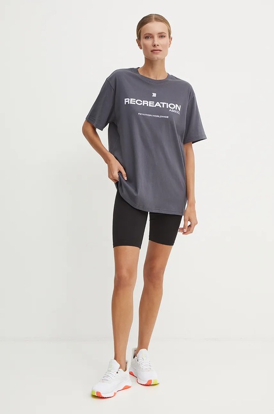 P.E Nation tricou din bumbac Anthem SS Tee 243T400 albastru AW24