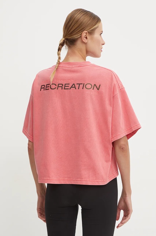Îmbrăcăminte P.E Nation tricou din bumbac Nomad Boxy Tee 243T402 roz