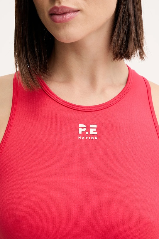 P.E Nation top Restore Seamless 243W294 czerwony