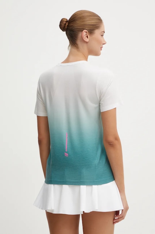 Îmbrăcăminte Compressport tricou de alergare Performance ATSW493 verde