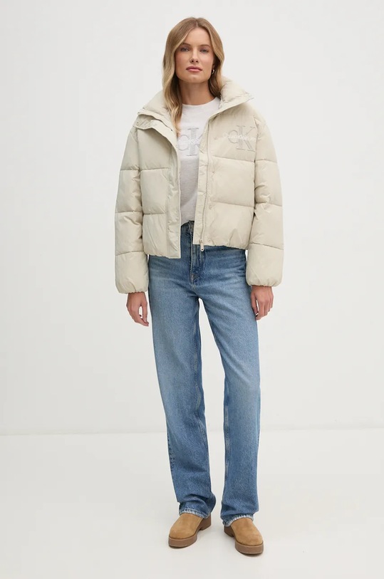 Calvin Klein Jeans t-shirt bawełniany J20J224244 szary NC24