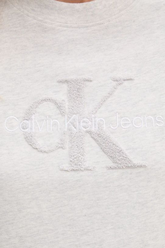 Бавовняна футболка Calvin Klein Jeans J20J224244 сірий